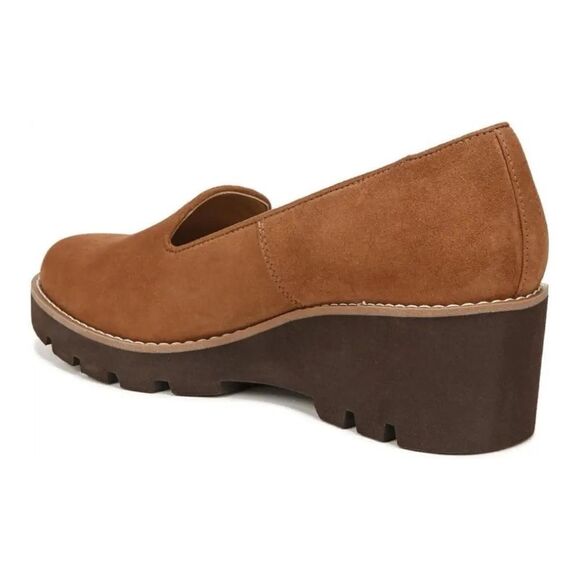 VIONIC Women’s Water Repellent Suede Willa Wedges in the Size 9.5M in Toffee - Picture 7 of 13